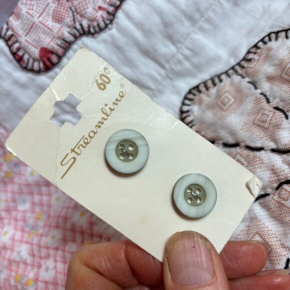 Lot of 3 Cards Streamline Vintage Buttons - Picture 7 of 11